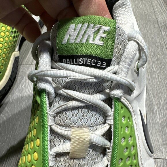 Nike Air Max Courtballistec 3.3 Mens Sz 13 Rafa Nadal Green White Sneakers - Picture 10 of 13